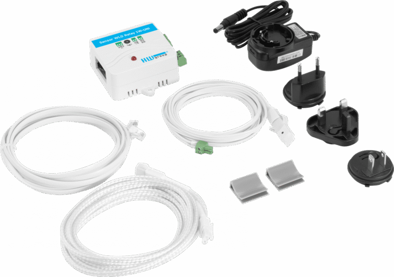Sensor HWg-WLD Relay 1W-UNI: Detector sensor de inundación y fugas de agua