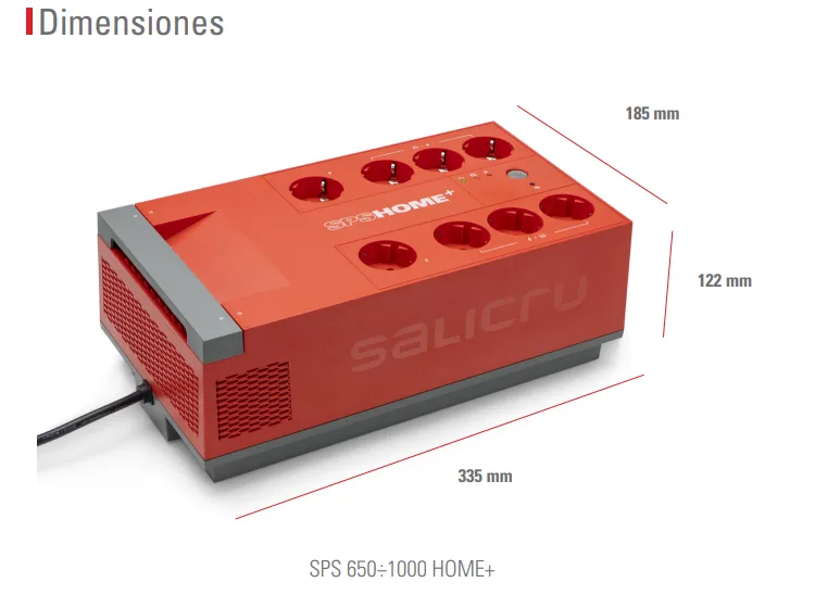 SPShome+ dimensiones SPShome+ dimensiones