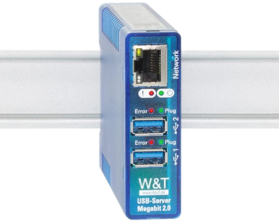 Servidor USB Megabit - 2x USB 2.0 - TCP/IP Ethernet para Mochilas, Dongle, impresoras y escáneres 1 Servidor USB Megabit - 2x USB 2.0 - TCP/IP Ethernet para Mochilas, Dongle, impresoras y escáneres