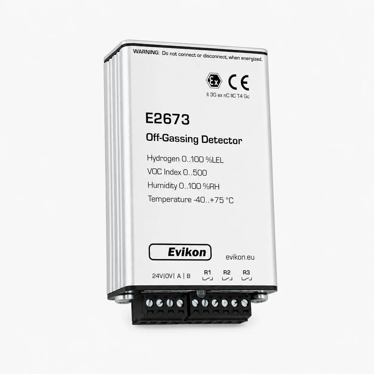 Detector de desgasificación Evikon E2673 para baterías de litio